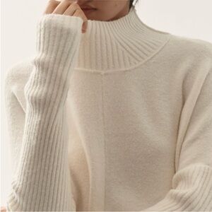 NWT Maeve Gretchen Cozy Soft Mock-neck Sweater Size Small